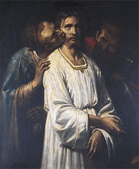 Le Baiser de Judas figure painter Thomas Couture Oil Paintings